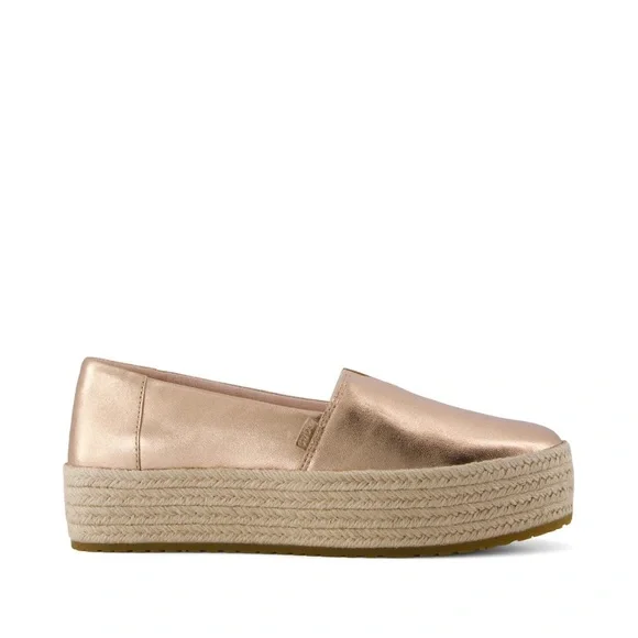 Toms Rose Gold Platform Espadrilles. NWT. - Picture 5 of 11